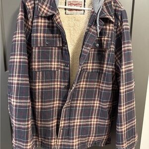 Levi's Gray/Blue Sherpa-Lined Jacket